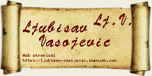 Ljubisav Vasojević vizit kartica
